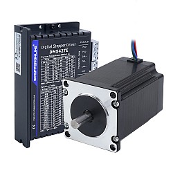 TES Series 1 Axis Stepper CNC Kit 2.4Nm(339.87oz.in) Nema 23 Stepper Motor & Driver DM542TE