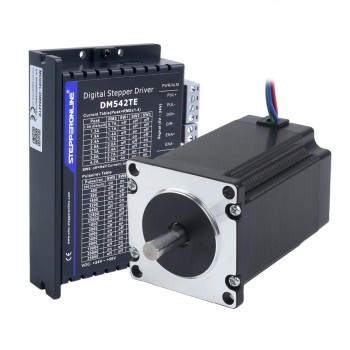 TES Series 1 Axis Stepper CNC Kit 2.4Nm(339.87oz.in) Nema 23 Stepper Motor & Driver DM542TE