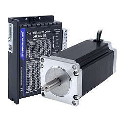 TES Series 1 Axis Stepper CNC Kit 3.0Nm(424.83oz.in) Nema 23 Stepper Motor & Driver DM542TE