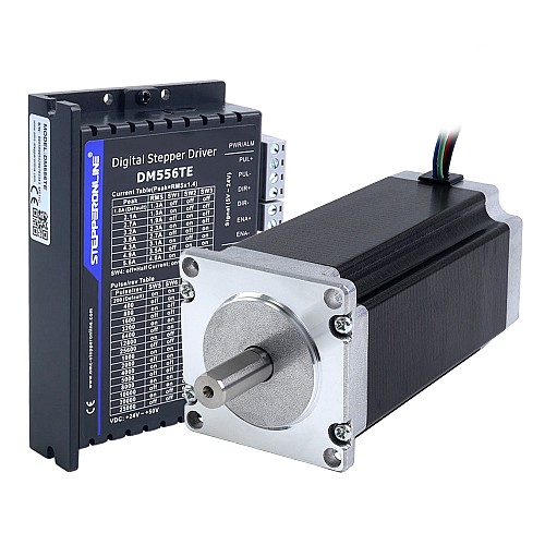 TS Series TES Series 1 Axis 3.0Nm(424.83oz.in) Stepper CNC Kit 4.2A Nema 23 Stepper Motor & Driver DM556TE - 1-DM556TE-23HS45 | StepperOnline CA
