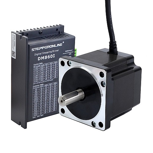1 Axis Stepper CNC Kit 4.8Nm(679.74oz.in) Nema 34 Stepper Motor & Driver - 1-DM860I-34HS31 | StepperOnline CA