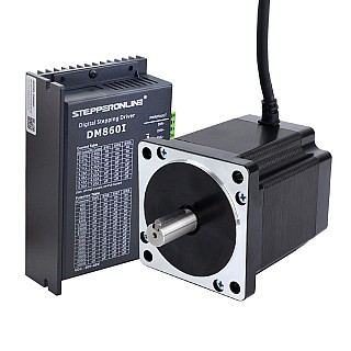 1-DM860I-34HS39 | 1 Axis Stepper CNC Kit 8.0Nm(1132.89oz.in) Nema 34 Stepper  Motor & Driver | StepperOnline CA