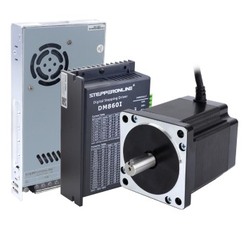 1 Axis Stepper CNC Kit 8.0Nm(1132.89oz.in) Nema 34 Stepper Motor & Driver & 60V Power Supply 1 Axis Stepper CNC Kit 8.0Nm(1132.89oz.in) Nema 34 Stepper Motor & Driver & 60V Power Supply