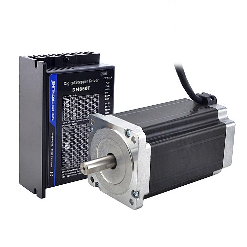 1 Axis Stepper CNC Kit 13.0Nm(1841oz.in) Nema 34 Stepper Motor & Driver - 1-DM860T-34HS59 | StepperOnline CA