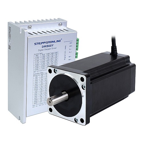 YS Series 1 Axis Stepper CNC Kit 12.0Nm(1699.34oz.in) Nema 34 Stepper Motor & Driver - 1-DM860Y-34HS59 | StepperOnline CA YS Series 1 Axis Stepper CNC Kit 12.0Nm(1699.34oz.in) Nema 34 Stepper Motor & Driver - 1-DM860Y-34HS59 | StepperOnline CA