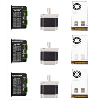 3 Axis CNC Router Kit 4.5Nm(637oz.in) Nema 34 Stepper Motor & Driver