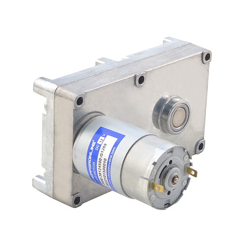 Brushed 12V DC Gear Motor 100Kg.cm/3.3RPM w/ 1269:1 Rectangular Spur Gearbox - FGE-36124500-G1269 | StepperOnline CA Brushed 12V DC Gear Motor 100Kg.cm/3.3RPM w/ 1269:1 Rectangular Spur Gearbox - FGE-36124500-G1269 | StepperOnline CA
