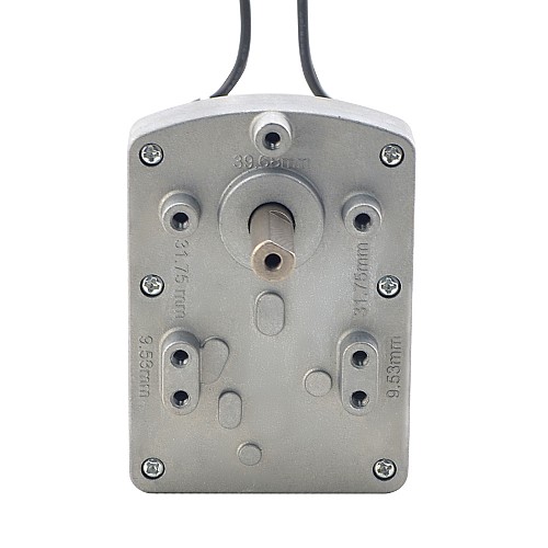 110V AC Gear Motor 40Kg.cm/8RPM w/ 277:1 Rectangular Spur Gearbox - FGF-6130-110V-G277 | StepperOnline CA