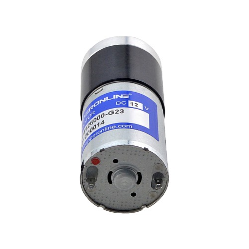 Brushed 12V DC Gear Motor 0.54Kg.cm/199RPM w/ 23:1 Planetary Gearbox - PA25-24126000-G23 | StepperOnline CA