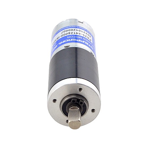 Brushed 12V DC Gear Motor 5.5Kg.cm/15RPM w/ 304:1 Planetary Gearbox - PA25-24126000-G304 | StepperOnline CA