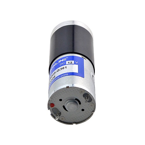 Brushed 12V DC Gear Motor 6.5Kg.cm/12RPM w/ 361:1 Planetary Gearbox - PA25-24126000-G361 | StepperOnline CA Brushed 12V DC Gear Motor 6.5Kg.cm/12RPM w/ 361:1 Planetary Gearbox - PA25-24126000-G361 | StepperOnline CA