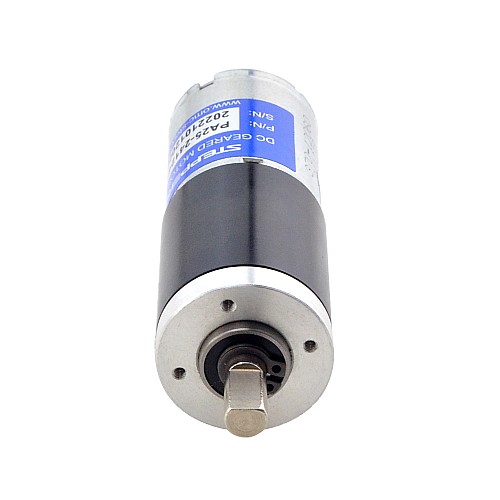 Brushed 12V DC Gear Motor 6.5Kg.cm/12RPM w/ 361:1 Planetary Gearbox - PA25-24126000-G361 | StepperOnline CA Brushed 12V DC Gear Motor 6.5Kg.cm/12RPM w/ 361:1 Planetary Gearbox - PA25-24126000-G361 | StepperOnline CA