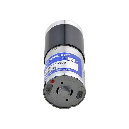 Brushed 12V DC Gear Motor 1.9Kg.cm/50RPM w/ 90.25:1 Planetary Gearbox - PA25-24126000-G90 | StepperOnline CA