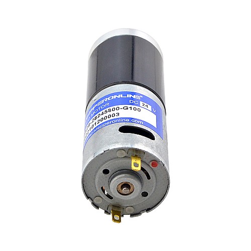 Brushed 24V DC Gear Motor 3.6Kg.cm/46RPM w/ 99.5:1 Planetary Gearbox - PA28-28245800-G100 | StepperOnline CA Brushed 24V DC Gear Motor 3.6Kg.cm/46RPM w/ 99.5:1 Planetary Gearbox - PA28-28245800-G100 | StepperOnline CA