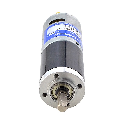 Brushed 24V DC Gear Motor 3.6Kg.cm/46RPM w/ 99.5:1 Planetary Gearbox - PA28-28245800-G100 | StepperOnline CA Brushed 24V DC Gear Motor 3.6Kg.cm/46RPM w/ 99.5:1 Planetary Gearbox - PA28-28245800-G100 | StepperOnline CA