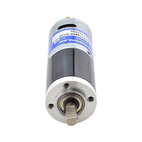 Brushed 24V DC Gear Motor 5.1Kg.cm/33RPM w/ 139:1 Planetary Gearbox - PA28-28245800-G139 | StepperOnline CA Brushed 24V DC Gear Motor 5.1Kg.cm/33RPM w/ 139:1 Planetary Gearbox - PA28-28245800-G139 | StepperOnline CA