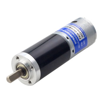 CN On Sale - Brushed 24V DC Gear Motor 5.8Kg.cm/24RPM w/ 189:1 Planetary Gearbox