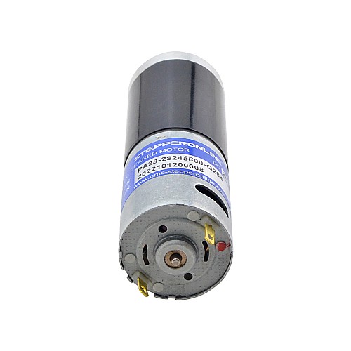 Brushed 24V DC Gear Motor 8.2Kg.cm/17RPM w/ 264:1 Planetary Gearbox - PA28-28245800-G264 | StepperOnline CA