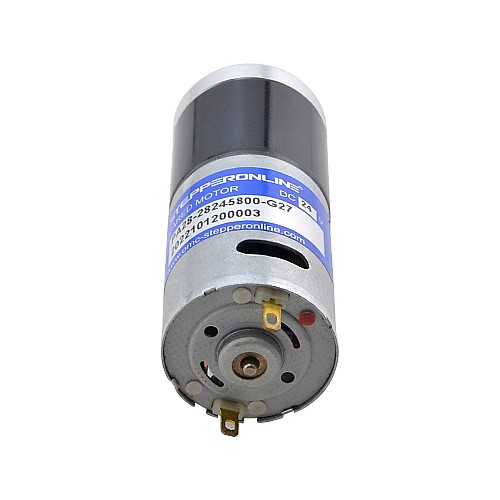 Brushed 24V DC Gear Motor 1.1Kg.cm/171RPM w/ 26.8:1 Planetary Gearbox - PA28-28245800-G27 | StepperOnline CA