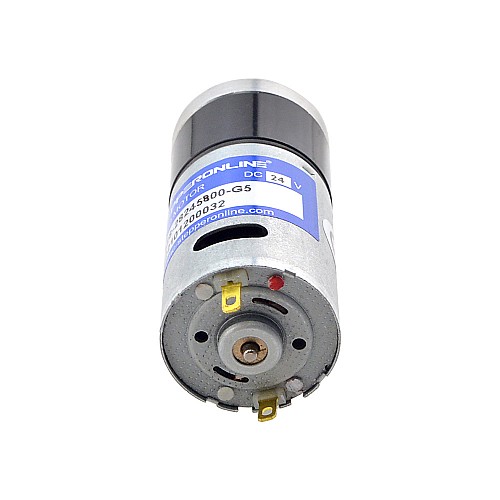 CN On Sale - Brushed 24V DC Gear Motor 0.24Kg.cm/888RPM w/ 5.18:1 Planetary Gearbox - CN-PA28-28245800-G5 | StepperOnline CA