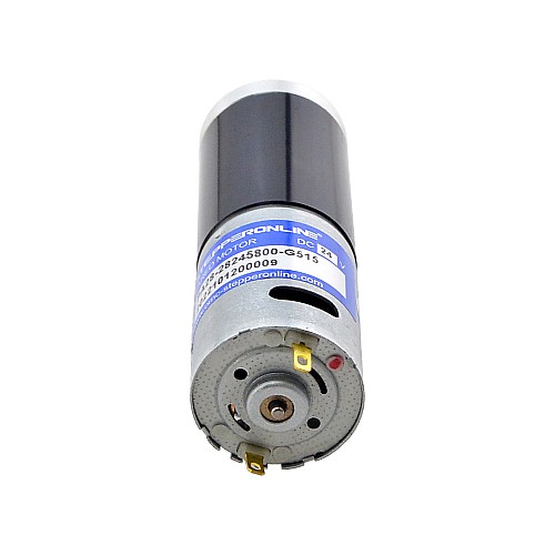 Brushed 24V DC Gear Motor 16Kg.cm/8.9RPM w/ 515:1 Planetary Gearbox - PA28-28245800-G515 | StepperOnline CA