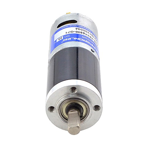 Brushed 24V DC Gear Motor 2.6Kg.cm/65RPM w/ 71:1 Planetary Gearbox - PA28-28245800-G71 | StepperOnline CA Brushed 24V DC Gear Motor 2.6Kg.cm/65RPM w/ 71:1 Planetary Gearbox - PA28-28245800-G71 | StepperOnline CA
