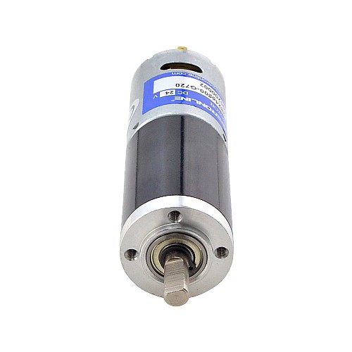 Brushed 24V DC Gear Motor 22Kg.cm/6.4RPM w/ 720:1 Planetary Gearbox - PA28-28245800-G720 | StepperOnline CA