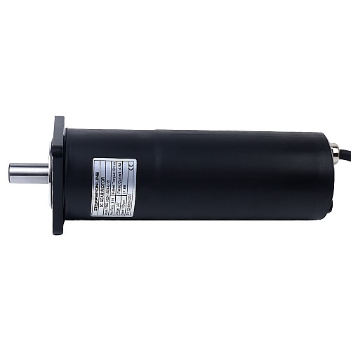 Brushed 24V DC Gear Motor 5Nm(708.06oz.in) 100RPM w/ 18:1 Planetary Gearbox IP66 155°C[311°F] - PB65-65241800-G18 | StepperOnline CA