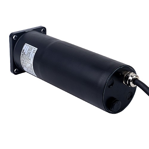 Brushed 24V DC Gear Motor 5Nm(708.06oz.in) 100RPM w/ 18:1 Planetary Gearbox IP66 155°C[311°F] - PB65-65241800-G18 | StepperOnline CA