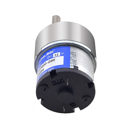 Brushed 12V DC Gear Motor 2Kg.cm/24RPM 90:1 Spur Gearbox - SGA37-33123000-G90 | StepperOnline CA Brushed 12V DC Gear Motor 2Kg.cm/24RPM 90:1 Spur Gearbox - SGA37-33123000-G90 | StepperOnline CA