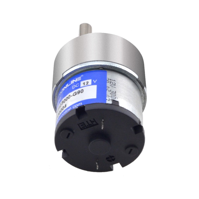 CN On Sale - Brushed 12V DC Gear Motor 2Kg.cm/24RPM 90:1 Spur Gearbox - CN-SGA37-33123000-G90 | StepperOnline CA