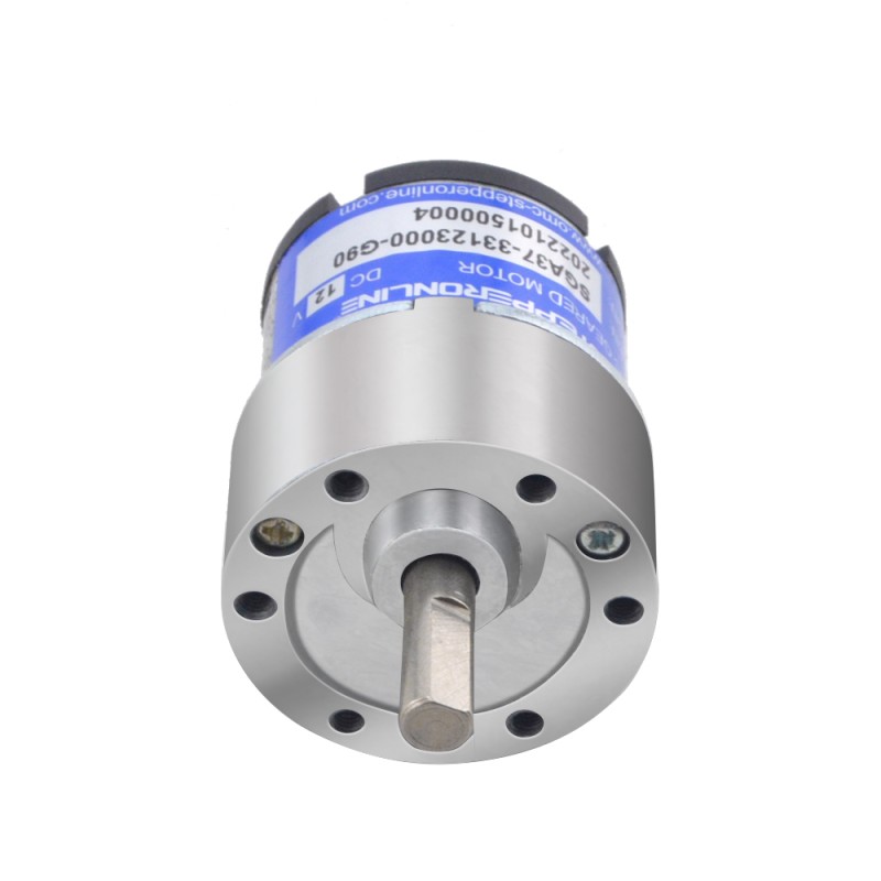 CN On Sale - Brushed 12V DC Gear Motor 2Kg.cm/24RPM 90:1 Spur Gearbox - CN-SGA37-33123000-G90 | StepperOnline CA