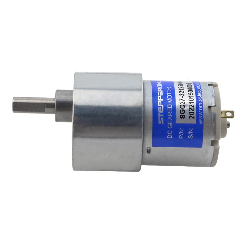 CN On Sale - Brushed 12V DC Gear Motor 3.5Kg.cm/41RPM 90:1 Spur Gearbox - CN-SGC37-32125000-G90 | StepperOnline CA