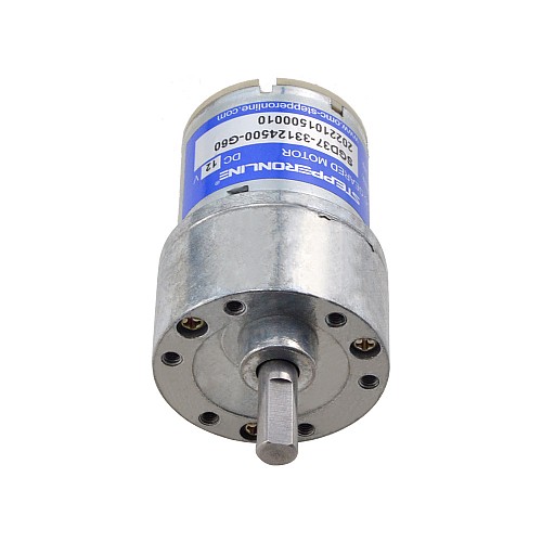 Brushed 12V DC Gear Motor 4Kg.cm/50RPM 60:1 Spur Gearbox - SGD37-33124500-G60 | StepperOnline CA Brushed 12V DC Gear Motor 4Kg.cm/50RPM 60:1 Spur Gearbox - SGD37-33124500-G60 | StepperOnline CA