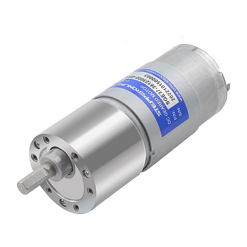 Brushed 12V DC Gear Motor 50Kg.cm/4.2RPM 540:1 Spur Gearbox - SGE37-36123000-G540 | StepperOnline CA Brushed 12V DC Gear Motor 50Kg.cm/4.2RPM 540:1 Spur Gearbox - SGE37-36123000-G540 | StepperOnline CA