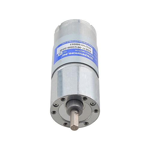 Brushed 12V DC Gear Motor 50Kg.cm/4.2RPM 540:1 Spur Gearbox - SGE37-36123000-G540 | StepperOnline CA Brushed 12V DC Gear Motor 50Kg.cm/4.2RPM 540:1 Spur Gearbox - SGE37-36123000-G540 | StepperOnline CA