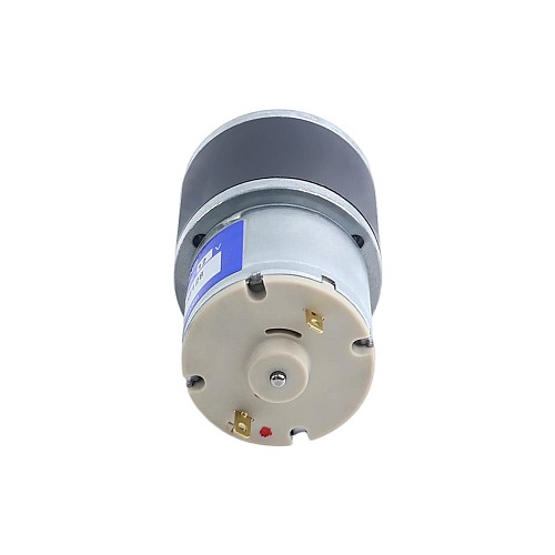 Brushed 12V DC Gear Motor 6Kg.cm/40RPM 128:1 Spur Gearbox - SGF37-32127000-G128 | StepperOnline CA