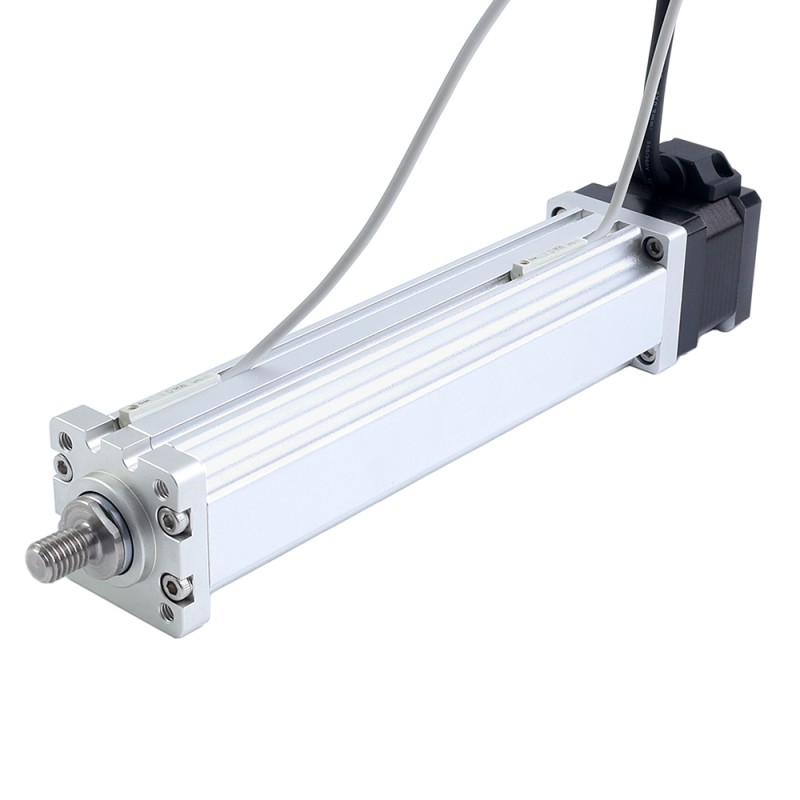 Nema 14 Ball Screw Electric Cylinder 1.5A Stroke 100mm 0.14Nm(19.83oz.in) Lead 12mm(0.47244) with Limit Switch - LCB14S13B2B15-100D | StepperOnline CA