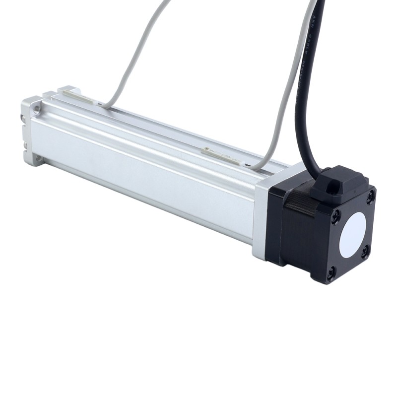 Nema 14 Ball Screw Electric Cylinder 1.5A Stroke 100mm 0.14Nm(19.83oz.in) Lead 12mm(0.47244) with Limit Switch - LCB14S13B2B15-100D | StepperOnline CA
