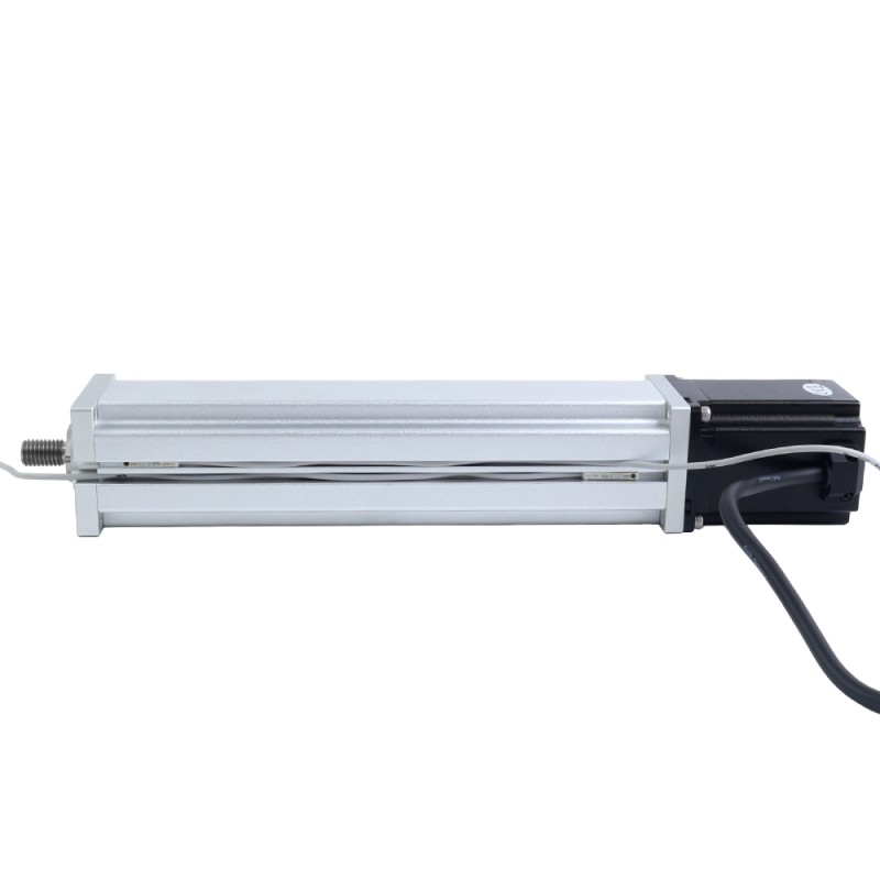 Nema 23 Ball Screw Electric Cylinder 4.0A Stroke 200mm 2.0Nm(283.22oz.in) Lead 10mm(0.3937) with Limit Switch - LCB23S30B1L40-200D | StepperOnline CA