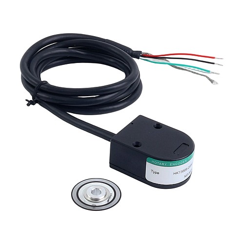 1000PPR Optical Rotary Encoder AB 2-Channel ID 5mm w/ Shielded Cable HKT30 - HKT3005-C03G-1000B-5E | StepperOnline CA