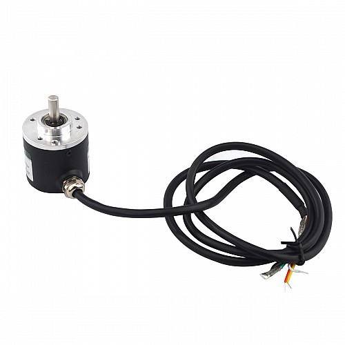 100PPR Incremental Rotary Encoder ABZ 3-Channel 6mm Solid Shaft ISC3806 - ISC3806-003G-100BZ3-5-24C | StepperOnline CA 100PPR Incremental Rotary Encoder ABZ 3-Channel 6mm Solid Shaft ISC3806 - ISC3806-003G-100BZ3-5-24C | StepperOnline CA