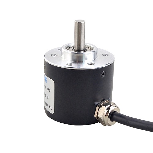600PPR Incremental Rotary Encoder ABZ 3-Channel 6mm Solid Shaft ISC4006 - ISC4006-003G-600BZ3-5-24C | StepperOnline CA