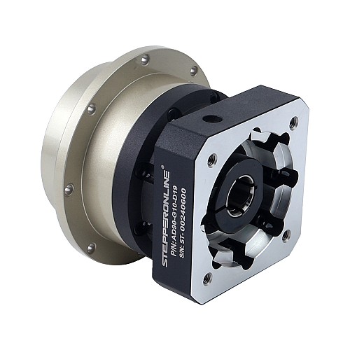 AD Series 90mm 10:1 Helical Planetary Gearbox Backlash 3arcmin for Servo Motors IP65 - AD90-G10-D19 | StepperOnline CA AD Series 90mm 10:1 Helical Planetary Gearbox Backlash 3arcmin for Servo Motors IP65 - AD90-G10-D19 | StepperOnline CA