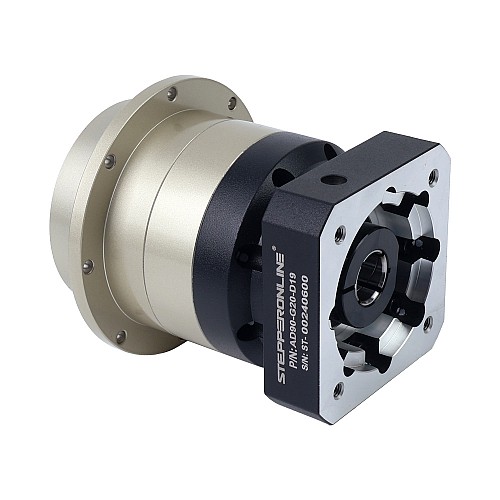 AD Series 90mm 20:1 Helical Planetary Gearbox Backlash 7arcmin for Servo Motors IP65 - AD90-G20-D19 | StepperOnline CA