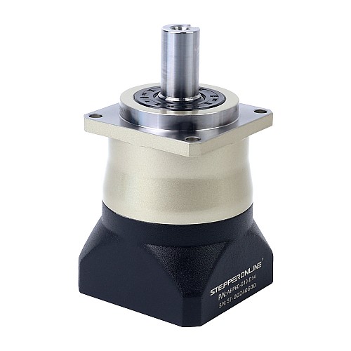 AEP Series 60mm 10:1 Helical Planetary Gearbox Backlash 5arcmin for Servo Motors  IP65 - AEP60-G10-D14 | StepperOnline CA