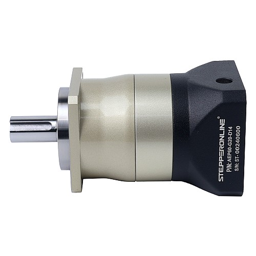 AEP Series 60mm 20:1 Helical Planetary Gearbox Backlash 7arcmin for Servo Motors  IP65 - AEP60-G20-D14 | StepperOnline CA