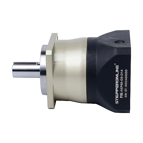 AEP Series 60mm 5:1 Helical Planetary Gearbox Backlash 5arcmin for Servo Motors  IP65 - AEP60-G5-D14 | StepperOnline CA