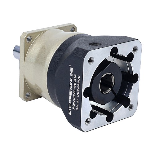 AEP Series 60mm 5:1 Helical Planetary Gearbox Backlash 5arcmin for Servo Motors  IP65 - AEP60-G5-D14 | StepperOnline CA