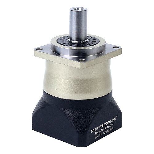 AEP Series 60mm 5:1 Helical Planetary Gearbox Backlash 5arcmin for Servo Motors  IP65 - AEP60-G5-D14 | StepperOnline CA